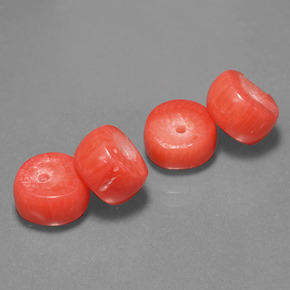 Coral Gemstone in 8.5 x 4.4 mm Size for Sale, Coral Stone in Salmon Color
