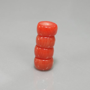 Coral Gemstone in 8 mm (calibrated) Size for Sale, Coral Stone in Salmon Color