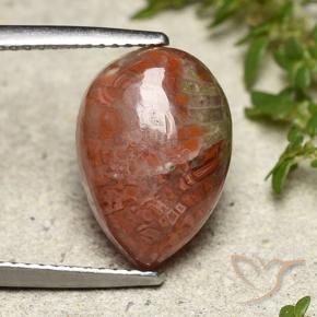 Coral Gemstone in 15 x 10 mm (calibrated) Size for Sale, Coral Stone in Multicolor Color