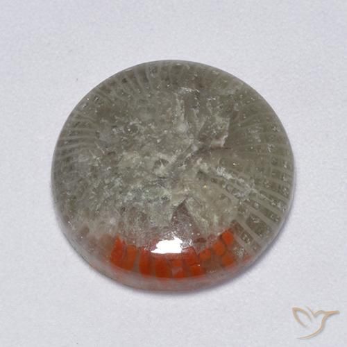 6.25 ct Round Coral, 14.2 mm From Indonesia, Photo A