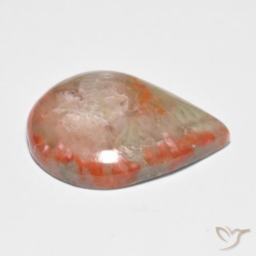 Coral Gemstone in 21.6 x 15.8 mm Size for Sale, Coral Stone in Multicolor Color