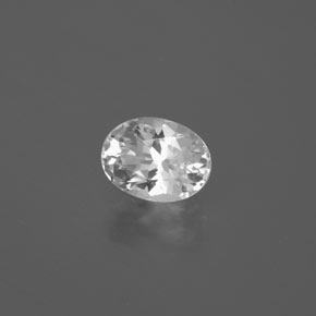 1.15 ct White Danburite Stone, Natural Danburite in Oval Facet Shape for Sale