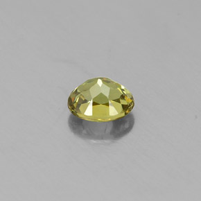 Demantoid Garnet Gemstone in 4.1 x 3.4 mm Size for Sale, Demantoid Garnet Stone in Golden Green Color