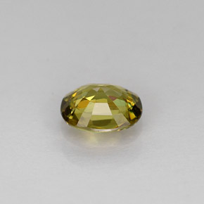 Demantoid Garnet Gemstone in 5.7 x 4.8 mm Size for Sale, Demantoid Garnet Stone in Golden Green Color