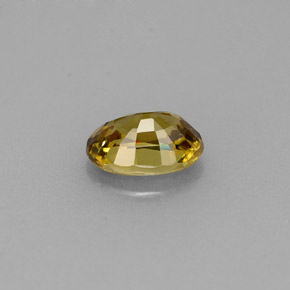 Demantoid Garnet Gemstone in 6 x 4 mm (calibrated) Size for Sale, Demantoid Garnet Stone in Greenish Golden Color