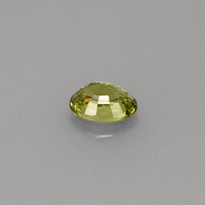 Demantoid Garnet Gemstone in 5 x 3.8 mm Size for Sale, Demantoid Garnet Stone in Golden Green Color