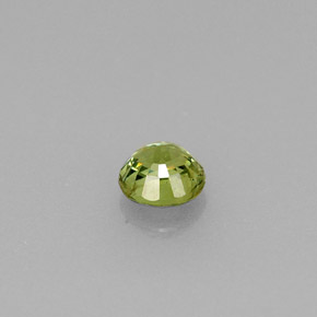 Demantoid Garnet Gemstone in 4 mm (calibrated) Size for Sale, Demantoid Garnet Stone in Golden Green Color