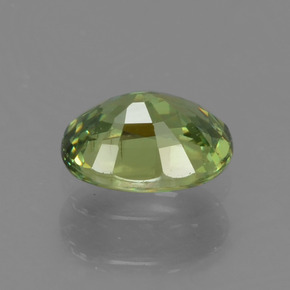Demantoid Garnet Gemstone in 5.6 x 4.1 mm Size for Sale, Demantoid Garnet Stone in Medium Green Color