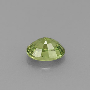 Demantoid Garnet Gemstone in 5.4 x 4.2 mm Size for Sale, Demantoid Garnet Stone in Golden Green Color