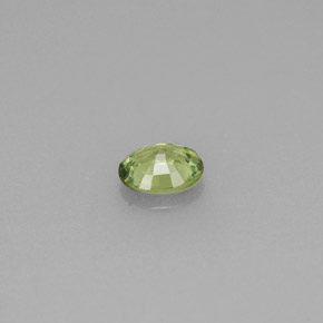 Demantoid Garnet Gemstone in 4.5 x 3.7 mm Size for Sale, Demantoid Garnet Stone in Golden Green Color