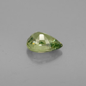 Demantoid Garnet Gemstone in 5.9 x 4.2 mm Size for Sale, Demantoid Garnet Stone in Golden Green Color