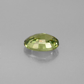 Demantoid Garnet Gemstone in 6 x 4 mm (calibrated) Size for Sale, Demantoid Garnet Stone in Golden Green Color