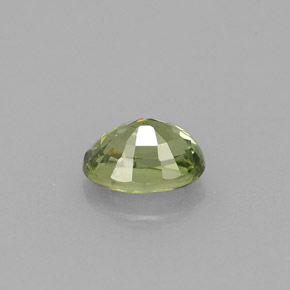 Demantoid Garnet Gemstone in 5.9 x 4.3 mm Size for Sale, Demantoid Garnet Stone in Golden Green Color