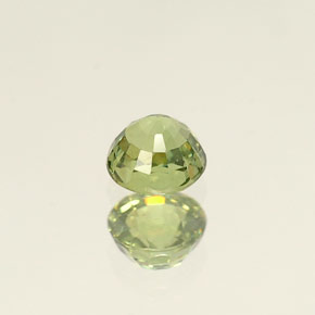 Demantoid Garnet Gemstone in 4.2 mm Size for Sale, Demantoid Garnet Stone in Golden Green Color