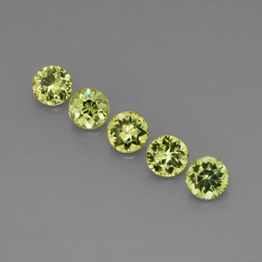 0.72 ct Green Demantoid Garnet Gemstone, Demantoid Garnet Gem in Diamond-Cut Shape for Sale.
