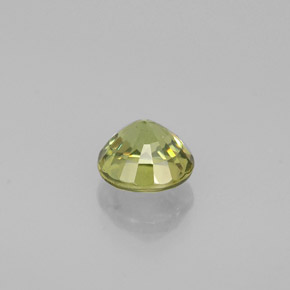 Demantoid Garnet Gemstone in 4.5 mm Size for Sale, Demantoid Garnet Stone in Golden Green Color