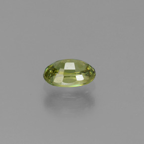 Demantoid Garnet Gemstone in 6 x 4 mm (calibrated) Size for Sale, Demantoid Garnet Stone in Golden Green Color