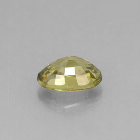 Demantoid Garnet Gemstone in 6.1 x 4.2 mm Size for Sale, Demantoid Garnet Stone in Golden Green Color