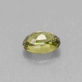 Demantoid Garnet Gemstone in 5.9 x 4.2 mm Size for Sale, Demantoid Garnet Stone in Golden Green Color