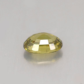 Demantoid Garnet Gemstone in 6 x 4 mm (calibrated) Size for Sale, Demantoid Garnet Stone in Golden Green Color