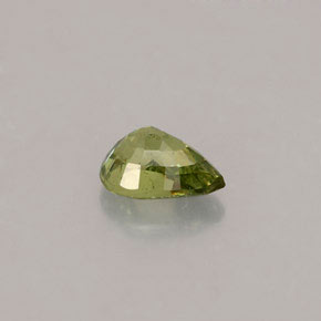 Demantoid Garnet Gemstone in 5.7 x 4 mm Size for Sale, Demantoid Garnet Stone in Golden Green Color