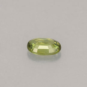 Demantoid Garnet Gemstone in 5.7 x 4 mm Size for Sale, Demantoid Garnet Stone in Golden Green Color