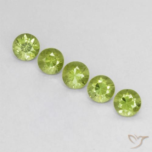 0.78 ct Diamond Cut Demantoid Garnet, 3.1 mm From Namibia, Photo A