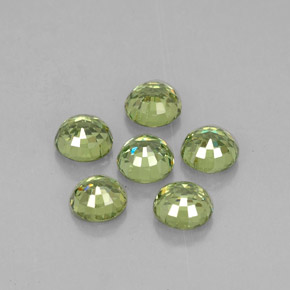 Demantoid Garnet Gemstone in 4.4 mm Size for Sale, Demantoid Garnet Stone in Green Color