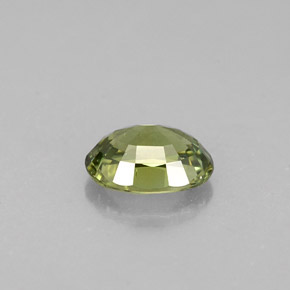 Demantoid Garnet Gemstone in 5.9 x 4.3 mm Size for Sale, Demantoid Garnet Stone in Golden Green Color