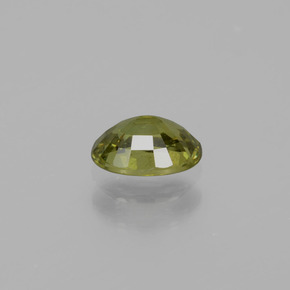 Demantoid Garnet Gemstone in 6.1 x 4.3 mm Size for Sale, Demantoid Garnet Stone in Golden Green Color