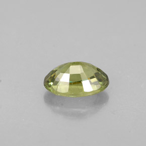 Demantoid Garnet Gemstone in 6 x 4 mm (calibrated) Size for Sale, Demantoid Garnet Stone in Golden Green Color