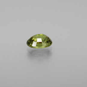 Demantoid Garnet Gemstone in 6.1 x 4.3 mm Size for Sale, Demantoid Garnet Stone in Golden Green Color