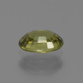 Demantoid Garnet Gemstone in 6.1 x 4.2 mm Size for Sale, Demantoid Garnet Stone in Golden Green Color