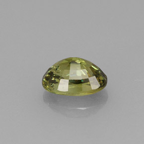 Demantoid Garnet Gemstone in 6.1 x 4.2 mm Size for Sale, Demantoid Garnet Stone in Golden Green Color