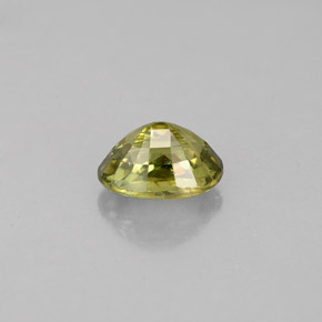 Demantoid Garnet Gemstone in 6 x 4 mm (calibrated) Size for Sale, Demantoid Garnet Stone in Golden Green Color