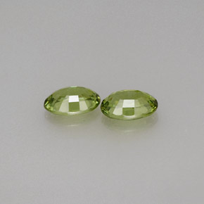 Demantoid Garnet Gemstone in 6 x 4 mm (calibrated) Size for Sale, Demantoid Garnet Stone in Golden Green Color