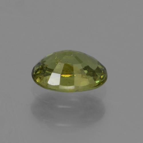 Demantoid Garnet Gemstone in 5.9 x 4.1 mm Size for Sale, Demantoid Garnet Stone in Deep Green Color