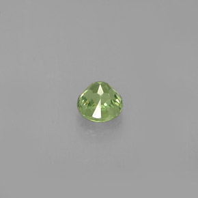 Demantoid Garnet Gemstone in 3.7 mm Size for Sale, Demantoid Garnet Stone in Golden Green Color