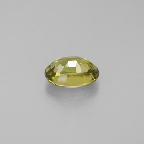 Demantoid Garnet Gemstone in 6 x 4 mm (calibrated) Size for Sale, Demantoid Garnet Stone in Medium Yellow Color