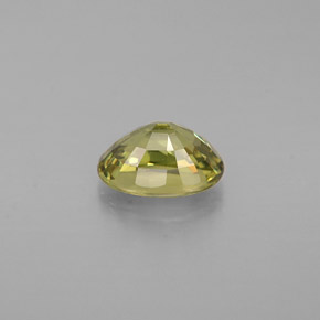 Demantoid Garnet Gemstone in 6 x 4 mm (calibrated) Size for Sale, Demantoid Garnet Stone in Golden Green Color