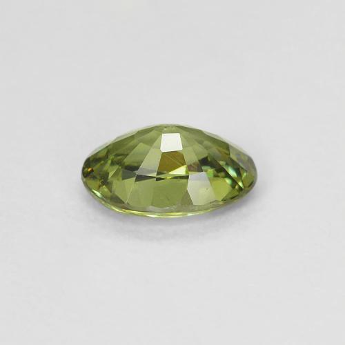 Demantoid Garnet Gemstone in 6 x 4.2 mm Size for Sale, Demantoid Garnet Stone in Medium Green Color