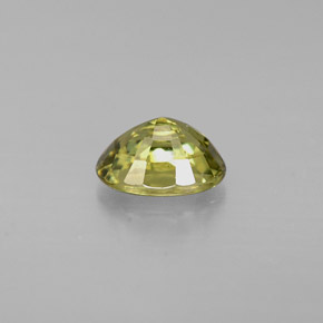 Demantoid Garnet Gemstone in 6.2 x 4.2 mm Size for Sale, Demantoid Garnet Stone in Golden Green Color