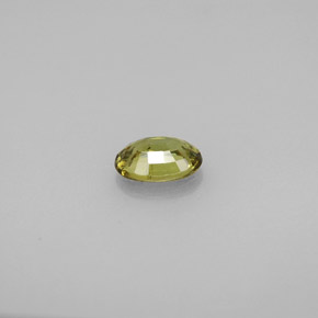 Demantoid Garnet Gemstone in 6.2 x 4.3 mm Size for Sale, Demantoid Garnet Stone in Golden Green Color