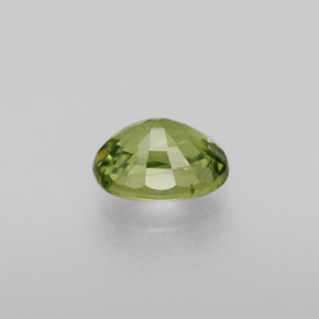 Demantoid Garnet Gemstone in 5.9 x 4.3 mm Size for Sale, Demantoid Garnet Stone in Golden Green Color