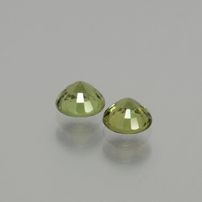 Demantoid Garnet Gemstone in 4.3 mm Size for Sale, Demantoid Garnet Stone in Golden Green Color