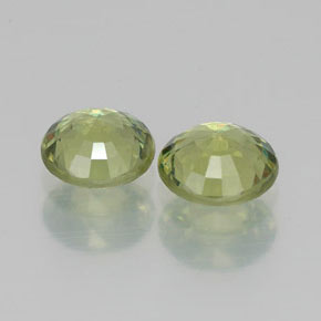 Demantoid Garnet Gemstone in 5 mm (calibrated) Size for Sale, Demantoid Garnet Stone in Golden Green Color