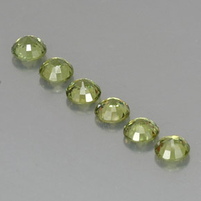 Demantoid Garnet Gemstone in 4.4 mm Size for Sale, Demantoid Garnet Stone in Green Color