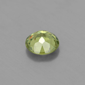 Demantoid Garnet Gemstone in 5.3 mm Size for Sale, Demantoid Garnet Stone in Golden Green Color