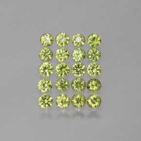 0.1ct Diamond-Cut Golden Green Demantoid Garnet for sale thumb image of 0.1ct Diamond-Cut Golden Green Demantoid Garnet (ID: 385149)