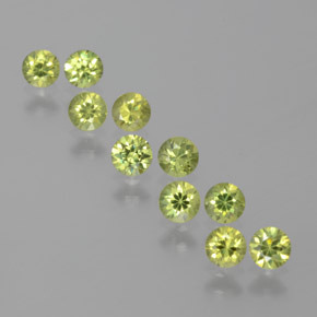 0.2ct Diamond-Cut Golden Green Demantoid Garnet for sale thumb image of 0.2ct Diamond-Cut Golden Green Demantoid Garnet (ID: 385433)